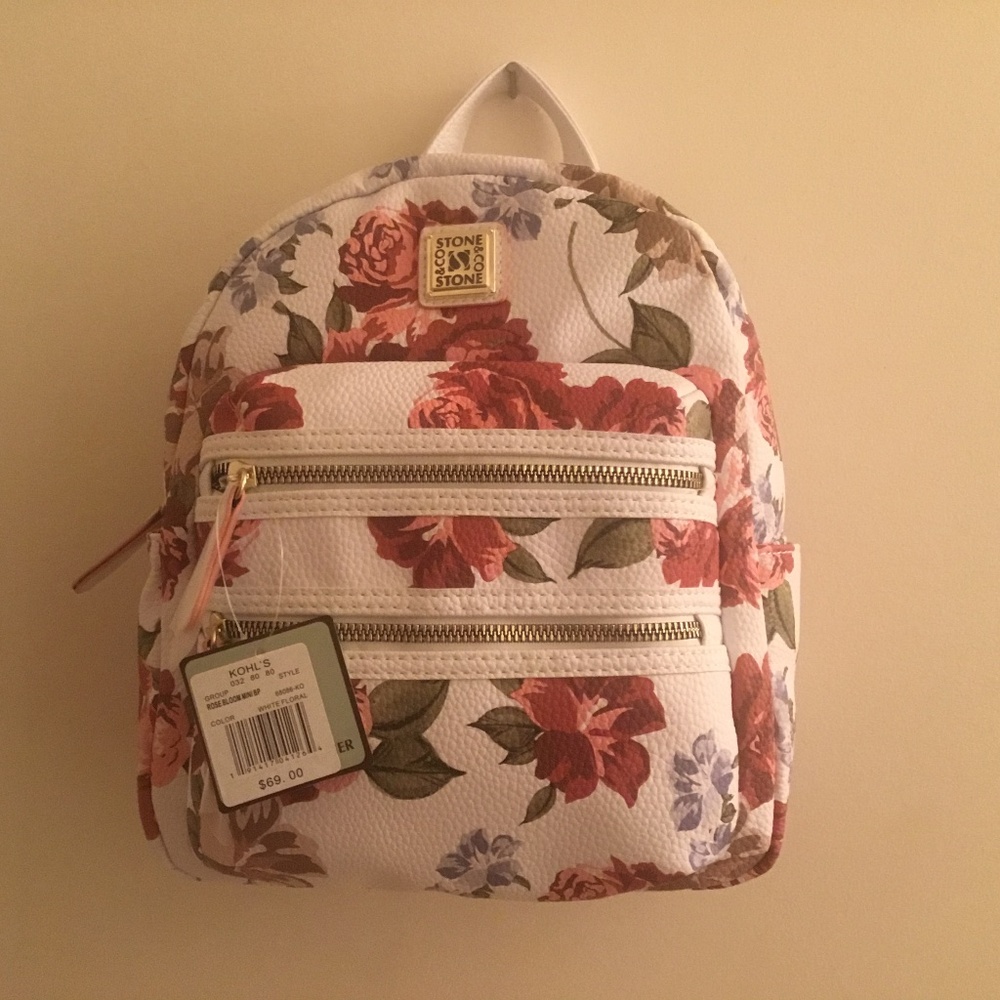Floral purse backpack